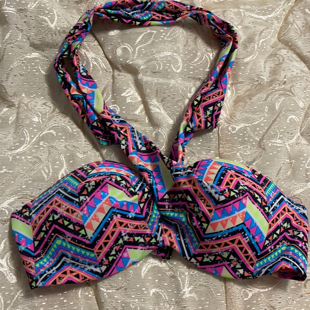 MULTI-COLOR VICTORIA’S SECRET TRIBAL PRINT BIKINI